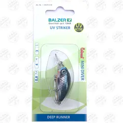 لوری ماهی مصنوعی قزلی بالزر Balzer Colonel MINI DIVER 3cm 4g - Deep Runner