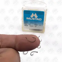قلاب موستاد برنزی سایز ۱۴ بسته ۵۰ عددی MUSTAD 5301 BR