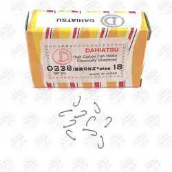 قلاب Dahiatsu ژاپن برنزی سایز ۱۸ بسته ۱۰ عددی