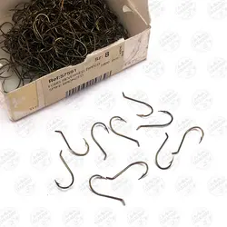 قلاب موستاد برنزی بدون چشم سایز ۸ بسته ۱۰ عددی MUSTAD 57591