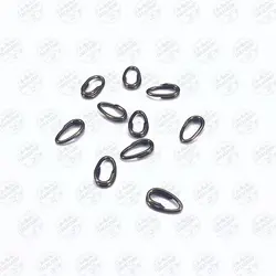 حلقه رینگ برنزی موستاد بسته ۱۰ عددی سایز ۲  Mustad Oval Split Rings
