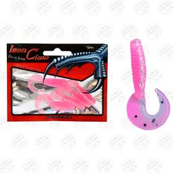 طعمه مصنوعی Iron Claw دم داسی ۴ سانتی متر ۵ عددی