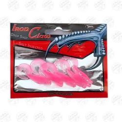 طعمه مصنوعی Iron Claw دم داسی ۴ سانتی متر ۵ عددی