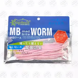 کرم مصنوعی طعم دار Mad Bite Captain کاپیتان ۱۰ سانتی متر ۰٫۸ گرم ۱۵عددی