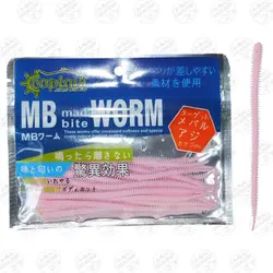 کرم مصنوعی طعم دار Mad Bite Captain کاپیتان ۱۰ سانتی متر ۰٫۸ گرم ۱۵عددی