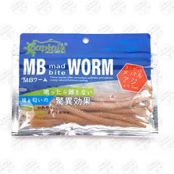 کرم مصنوعی طعم دار Mad Bite Captain کاپیتان ۱۰ سانتی متر ۱.۳ گرم ۱۰عددی