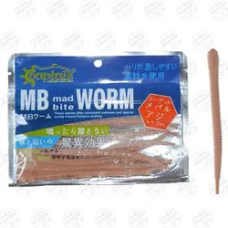 کرم مصنوعی طعم دار Mad Bite Captain کاپیتان ۱۰ سانتی متر ۱.۳ گرم ۱۰عددی