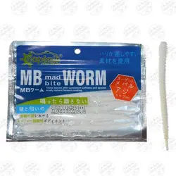 کرم مصنوعی طعم دار Mad Bite Captain کاپیتان ۱۰ سانتی متر ۱.۳ گرم ۱۰عددی