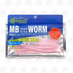 کرم مصنوعی طعم دار Mad Bite Captain کاپیتان ۱۰ سانتی متر ۱.۳ گرم ۱۰عددی