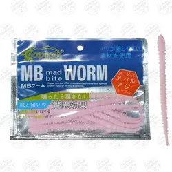 کرم مصنوعی طعم دار Mad Bite Captain کاپیتان ۱۰ سانتی متر ۱.۳ گرم ۱۰عددی