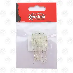 طعمه ماهیگیری Captain کاپیتان لور ماهی ژله ای ۵ سانتی متر ۵ عددی