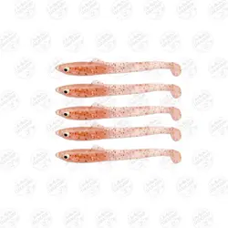 طعمه ماهیگیری Captain کاپیتان لور ماهی ژله ای ۵ سانتی متر ۵ عددی