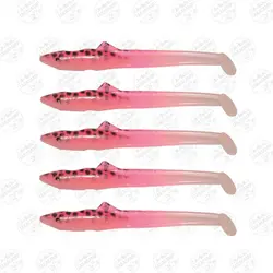 طعمه ماهیگیری Captain کاپیتان لور ماهی ژله ای ۵ سانتی متر ۵ عددی