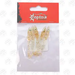 طعمه ماهیگیری Captain کاپیتان لور ماهی ژله ای ۵ سانتی متر ۵ عددی