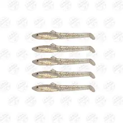 طعمه ماهیگیری Captain کاپیتان لور ماهی ژله ای ۵ سانتی متر ۵ عددی