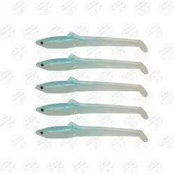 طعمه ماهیگیری Captain کاپیتان لور ماهی ژله ای ۵ سانتی متر ۵ عددی