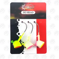 قلاب وزنه دار (جیگ هد) ۱۴ گرمی کاپیتان بسته ۳ عددی مدل ۶۴۵۳