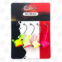 قلاب وزنه دار (جیگ هد) ۱۰ گرمی کاپیتان بسته ۴ عددی مدل ۶۴۵۲