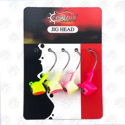 قلاب وزنه دار (جیگ هد) ۷ گرمی کاپیتان بسته ۴ عددی مدل ۶۴۵۱