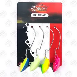 قلاب وزنه دار (جیگ هد) ۱۰ گرمی کاپیتان بسته ۴ عددی مدل ۶۴۴۷