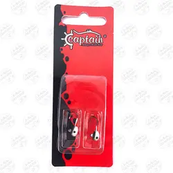قلاب وزنه دار (جیگ هد)  ۰.۹ گرمی کاپیتان بسته ۲ عددی مدل ۶۴۴۳