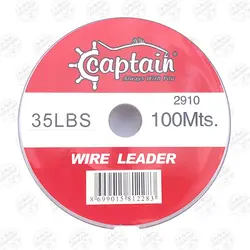 سیم بکسل ماهیگیری کاپیتان Captain 35LBS بسته ۱۰۰ متری