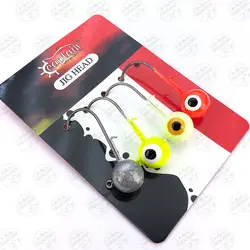 قلاب وزنه دار (جیگ هد) ۱۰ گرمی کاپیتان بسته ۴ عددی مدل ۶۴۱۴