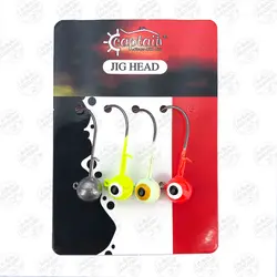 قلاب وزنه دار (جیگ هد) ۵ گرمی کاپیتان بسته ۴ عددی مدل ۶۴۱۴