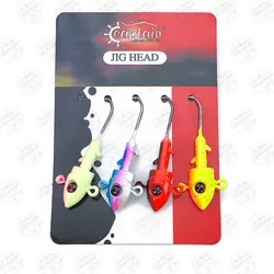 قلاب وزنه دار (جیگ هد) ۷ گرمی کاپیتان بسته ۴ عددی مدل ۶۴۱۲