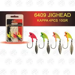 قلاب وزنه دار (جیگ هد) ۱۰ گرمی کاپیتان بسته ۴ عددی مدل ۶۴۰۹