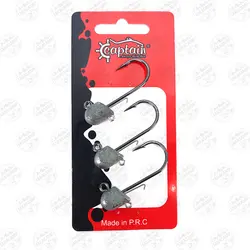 قلاب وزنه دار (جیگ هد) ۱۴ گرمی کاپیتان بسته ۳ عددی مدل ۶۴۲۰