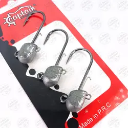 قلاب وزنه دار (جیگ هد) ۱۴ گرمی کاپیتان بسته ۳ عددی مدل ۶۴۲۰