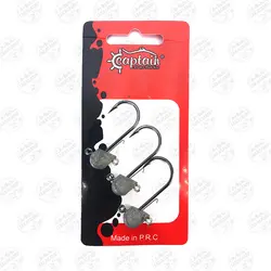قلاب وزنه دار (جیگ هد) ۹.۵ گرمی کاپیتان بسته ۳ عددی مدل ۶۴۱۹