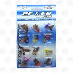 پشه ماهیگیری فلای افه EFFE مجموعه ۱۲ عددی