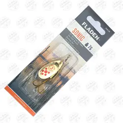 لانسه ماهیگیری سایز ۳ طلایی خال قرمز Fladen فلادن