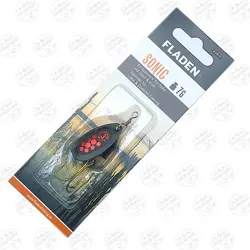 لانسه ماهیگیری سایز ۳ مشکی خال قرمز Fladen فلادن