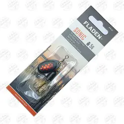 لانسه ماهیگیری سایز ۲ مشکی خال قرمز Fladen فلادن