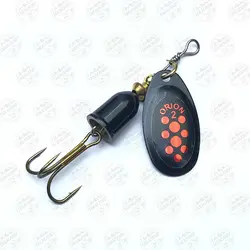 لانسه ماهیگیری سایز ۲ مشکی خال قرمز Fladen فلادن