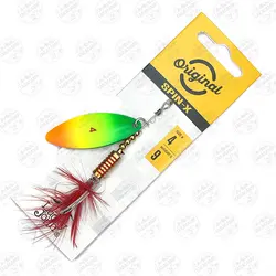 لانسه ماهیگیری سایز ۴ پرچمی لانگ پشه دار Lucky John Spin-X