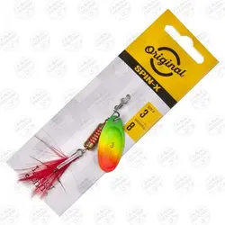 لانسه ماهیگیری سایز ۳ پرچمی پشه دار  Lucky John Spin-X