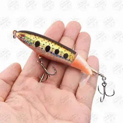 ماهی مصنوعی (لور) ماهیگیری چرخشی روآبی ۱۰ سانتی متر ۱۳ گرم  WH03