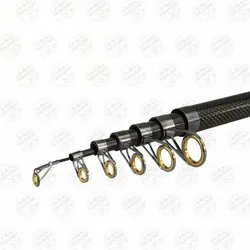 چوب ماهیگیری تلسکوپی میکانو کربن Fiercely طول ۴۵۰ سانتی متر اکشن ۸۰-۱۵۰