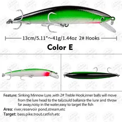 ماهی مصنوعی (لور) ماهیگیری ترولینگ ۱۳ سانتی متر ۴۱ گرم  DW1064E