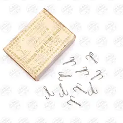 قلاب نیکل سه شاخ  موستاد نروژ بسته ۱۰ عددی سایز ۱۴