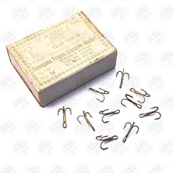 قلاب برنز سه شاخ  موستاد نروژ بسته ۱۰ عددی سایز ۱۴