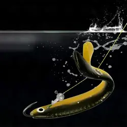 لور ماهیگیری ژله ای (سیلیکونی ) دم حلقه دار ۶ گرم ۱۰ سانتیمتر کد ۱۰۷