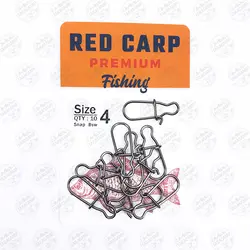 قفل اسنپ استیل RedCarp Snap بسته ۱۰ عددی سایز ۴