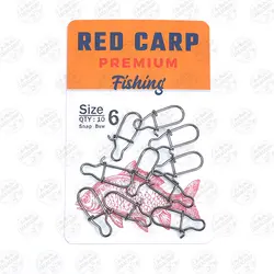 قفل اسنپ استیل RedCarp Snap بسته ۱۰ عددی سایز ۶