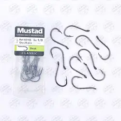 قلاب مشکی موستاد سایز ۱/۰ بسته ۱۰ عددی