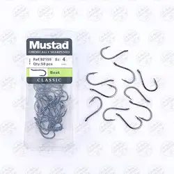 قلاب مشکی موستاد سایز ۴ بسته ۱۰ عددی